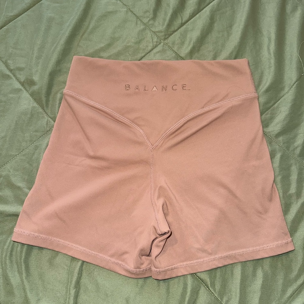 Balance Athletica Dusty Pink High-Waist Shorts